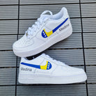 Custom Air Force 1 White Bosnia Herzegovina Flag Design-shecustomize