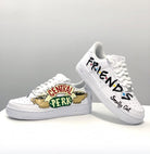 Custom Air Force 1 White Friends Theme