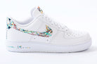 Custom Air Force 1 White Multicolored Lines-shecustomize