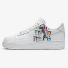 Custom Air Force 1 White Taylor Swift Pattern With Colorful Letters-shecustomize