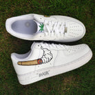 Custom Air Force 1 White Weed Themed Pattern-shecustomize