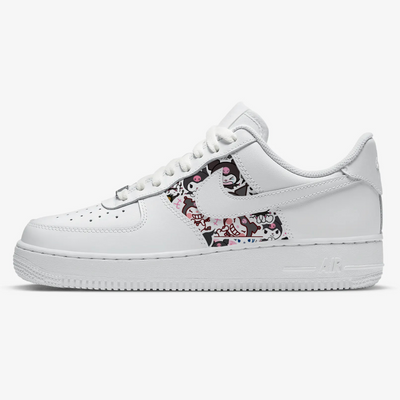 Custom Air Force 1 White With Kuromi Patterns-shecustomize