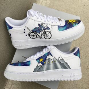 Custom Air Force 1 White With Space - Themed Patterns-shecustomize