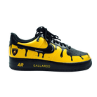 Custom Air Force 1 Yellow Black Drip Pattern-shecustomize