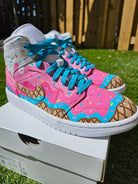Custom Air Jordan 1 Baby Pink Ice - Cream