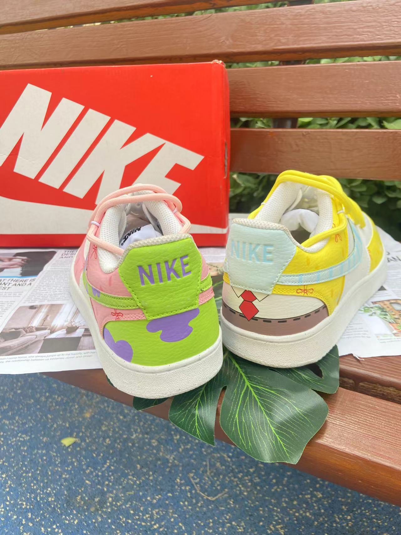 Custom Court Yellow Pink SpongeBob SquarePants Theme