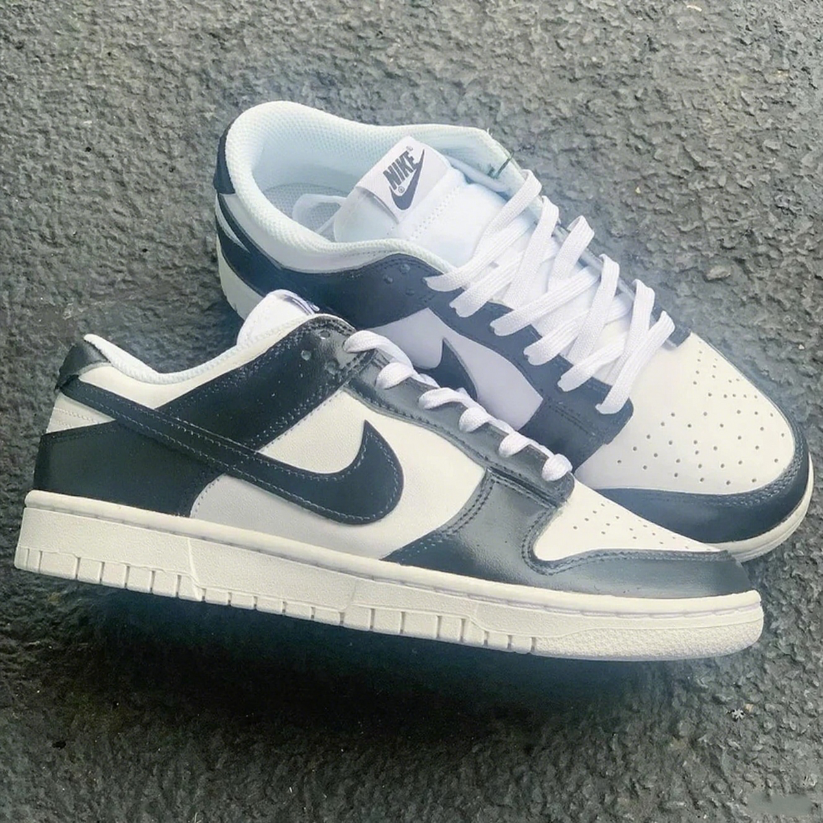 Custom Dunk Black And White Minimalist Design – SHECUSTOMIZE