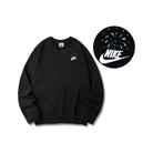 Custom Embroidery Nike Sweatshirt Black Colorful Fireworks Design