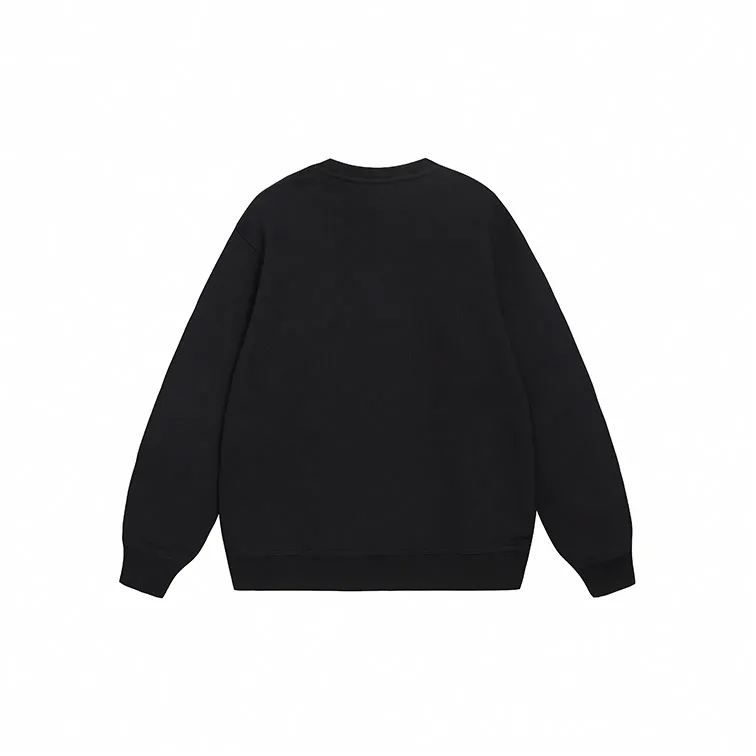 Custom Embroidery Nike Sweatshirt Black Pixel Pattern