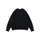 Custom Embroidery Nike Sweatshirt Black With Blue Flower Pattern