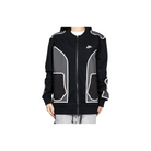Custom Nike Sweatshirt Black Gray With White Outline Pattern