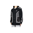Custom Nike Sweatshirt Black Gray With White Outline Pattern