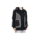Custom Nike Sweatshirt Black Gray With White Outline Pattern