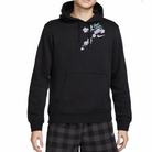 Custom Nike Sweatshirt Black Light Purple Floral Design