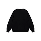 Custom Nike Sweatshirt Black Plain Back
