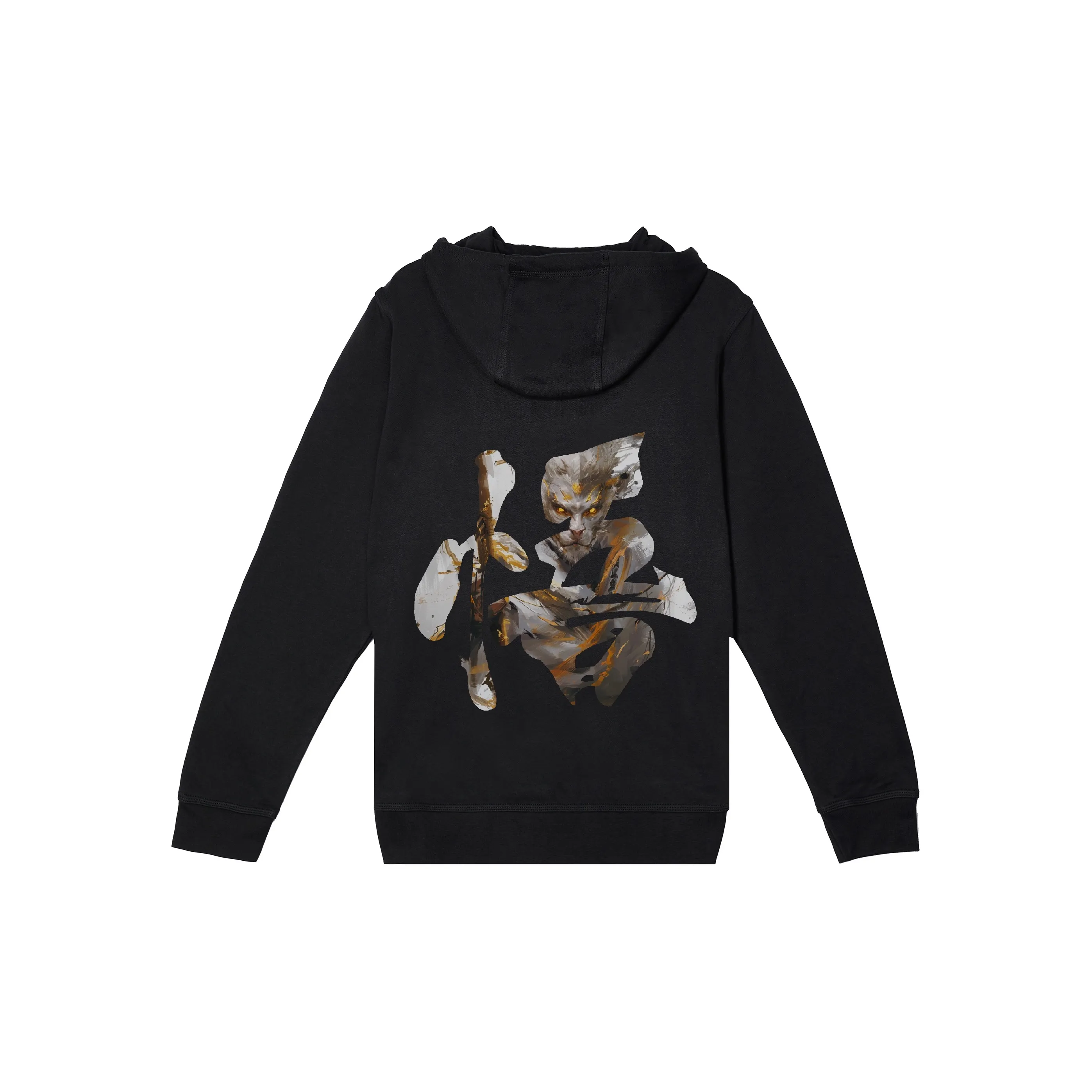 Custom Nike Sweatshirt Black With Abstract Art Design