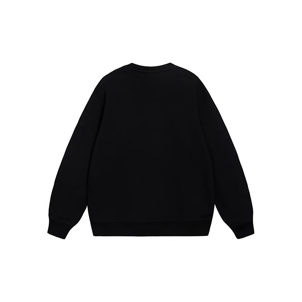 Custom Nike Sweatshirt Black With Small Logo Patch