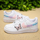 Drip Butterfly Ink Air Force 1s Custom Shoes Sneakers-shecustomize