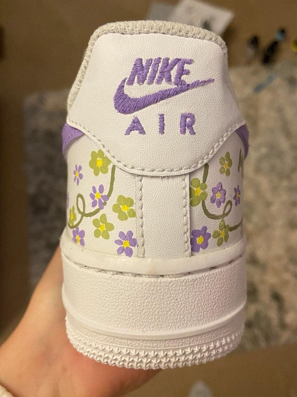 Flowers Custom Air Force 1-shecustomize