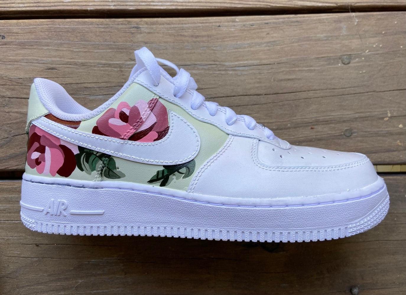 Flowers Custom Air Force 1-shecustomize