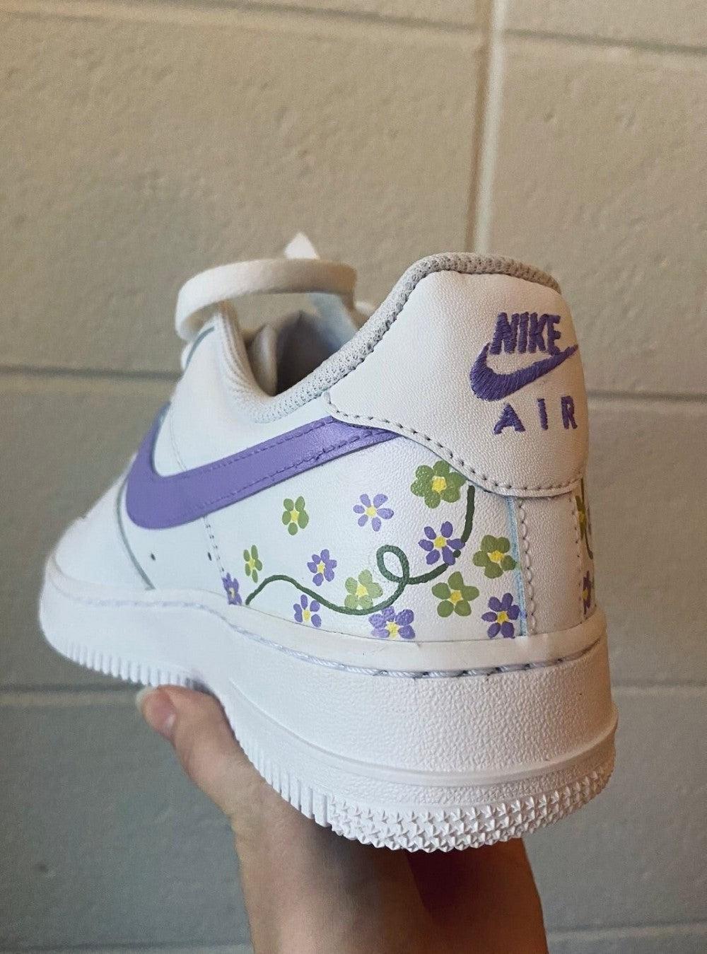 Air forces best sale with flowers