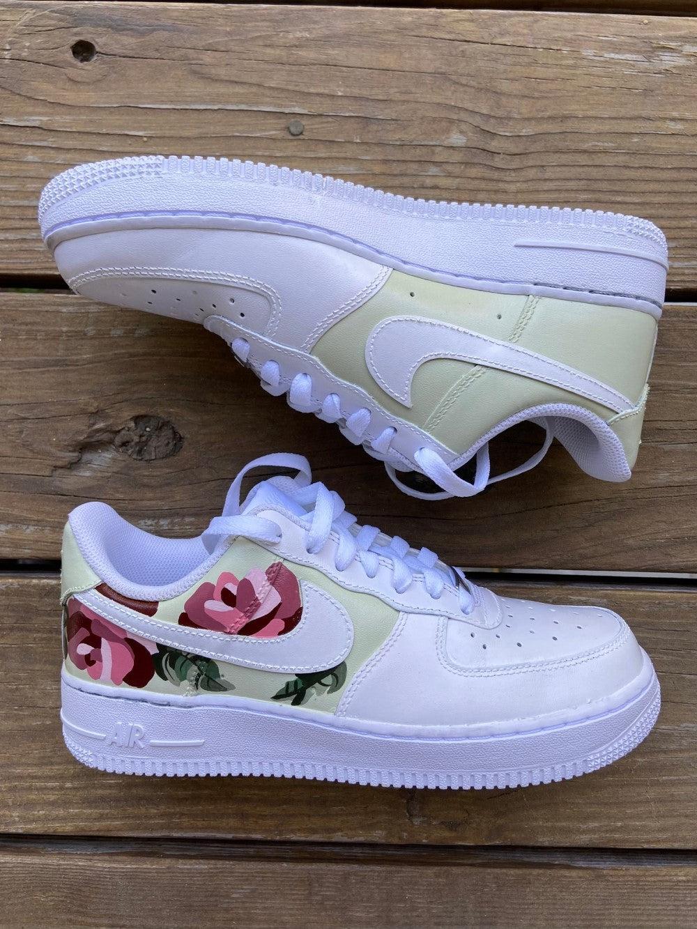 Flowers Custom Air Force 1-shecustomize