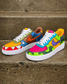 Fun Rainbow Cartoon Custom Air Force 1-shecustomize