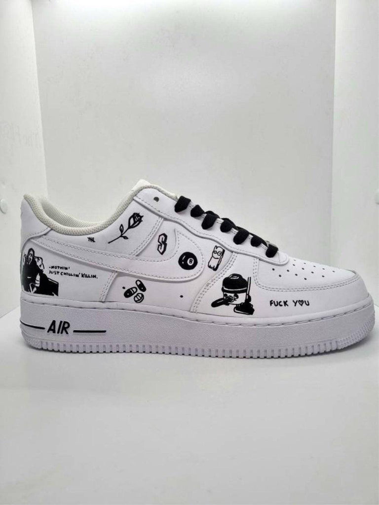 Graffiti Custom Air Force 1-shecustomize