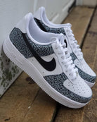 Gray Burst Crack Custom Air Force 1-shecustomize