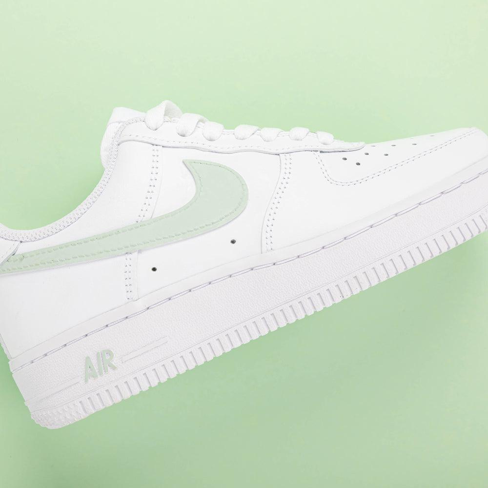 Green Air Force 1s Custom Shoes Sneakers-shecustomize