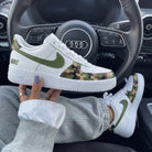 Green Camo Custom Air Force 1-shecustomize