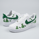 Green Money Bags Cash Drip Custom Air Force 1-shecustomize