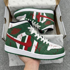 Green Red Blood - Splatter Custom Air Jordan 1-shecustomize