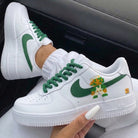 Green Yellow Super Mario Block Custom Air Force 1-shecustomize