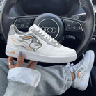 Grey Orange Bugs Bunny Custom Air Force 1-shecustomize