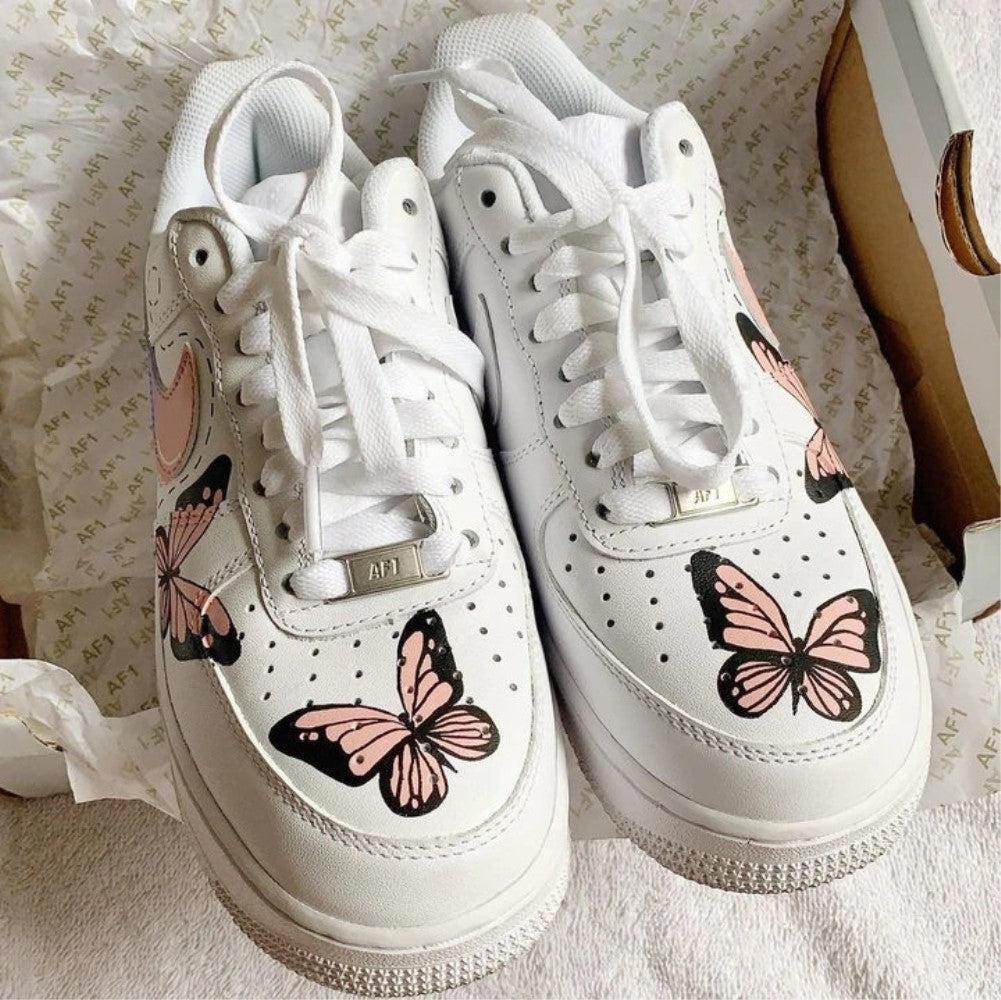 Ice Cream Butterfly Custom Air Force 1-shecustomize