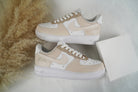 Brown Beige Custom Air Force 1-shecustomize