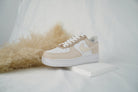 Brown Beige Custom Air Force 1-shecustomize