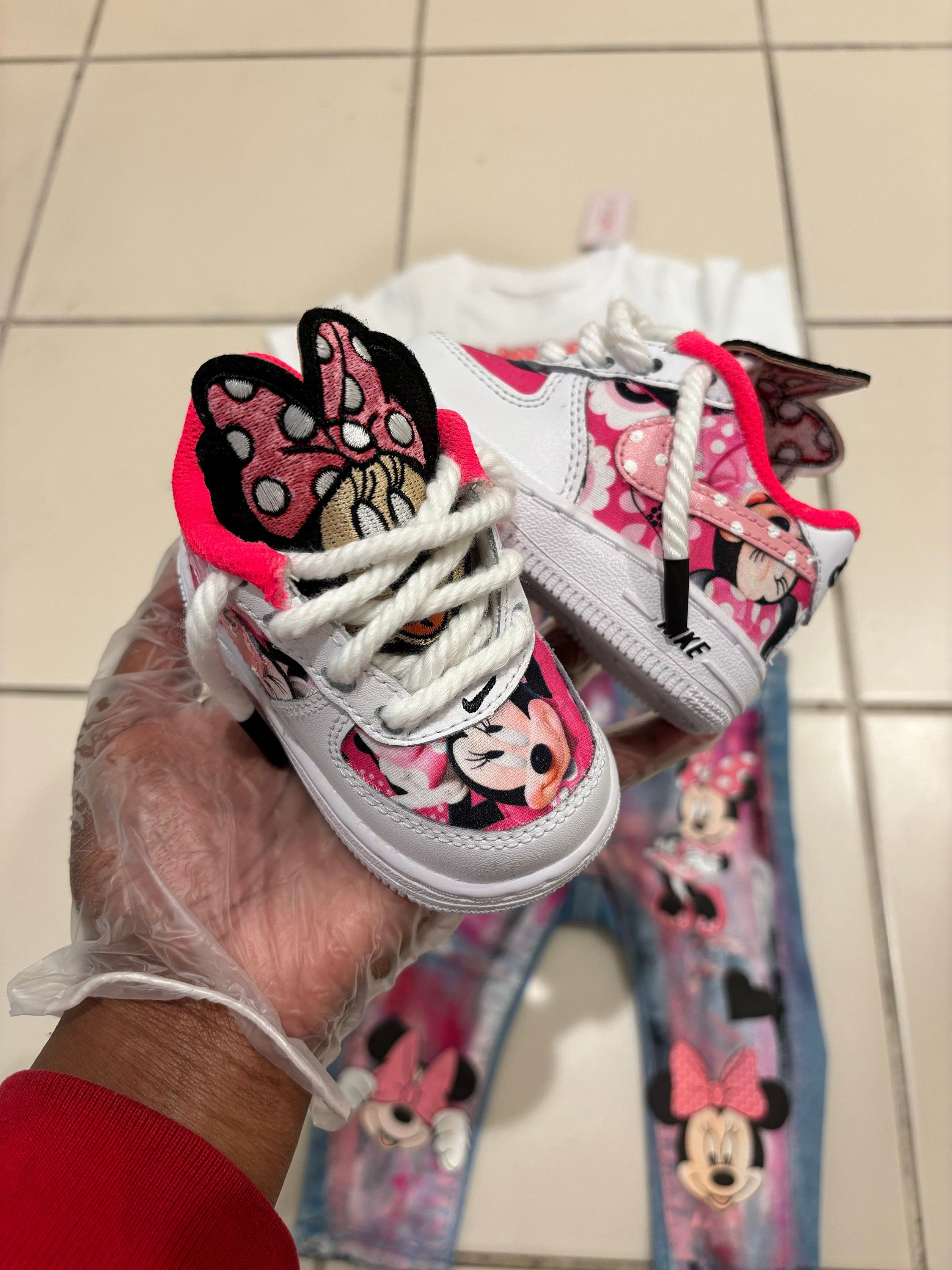 Pink Cartoon Custom Air Force 1-shecustomize