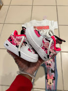 Pink Cartoon Custom Air Force 1-shecustomize