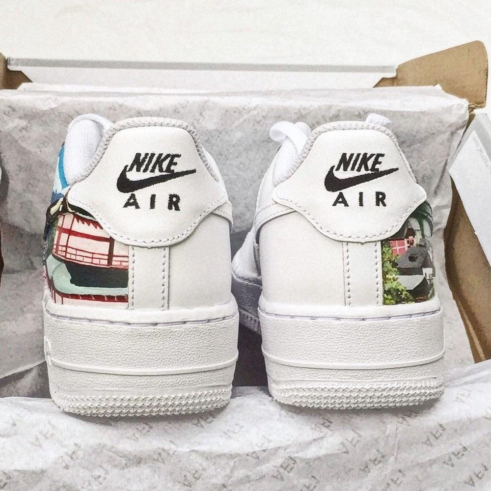 Japan Countryside Mount Fuji Custom Air Force 1-shecustomize