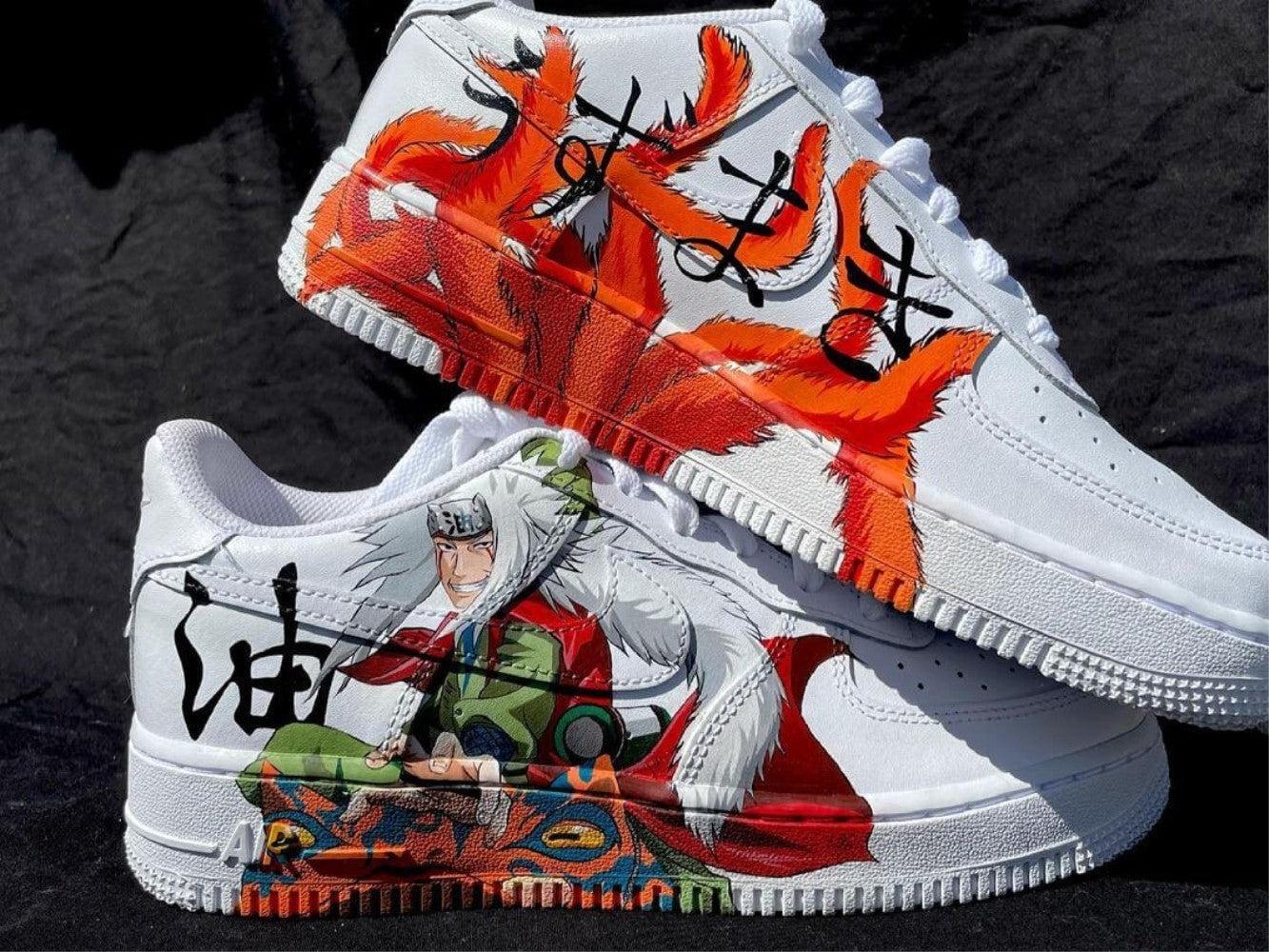 Naruto and Jiraiya Amine Custom Air Force 1-shecustomize