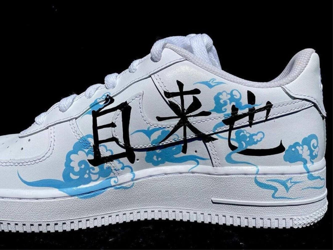 Naruto and Jiraiya Amine Custom Air Force 1-shecustomize