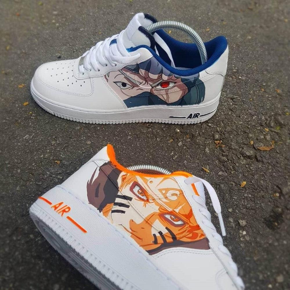 Naruto and Kakashi Amine Custom Air Force 1-shecustomize