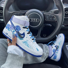 Lavender Blue Rose Custom Air Force 1-shecustomize