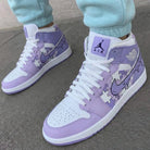 Lavender Puzzle Custom Air Jordan 1-shecustomize