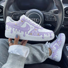 Lavender Rose Drip Custom Air Force 1-shecustomize