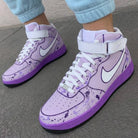 Lavender Splash Custom Air Force 1-shecustomize