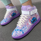 Lavender Stitch Themed Custom Air Force 1-shecustomize