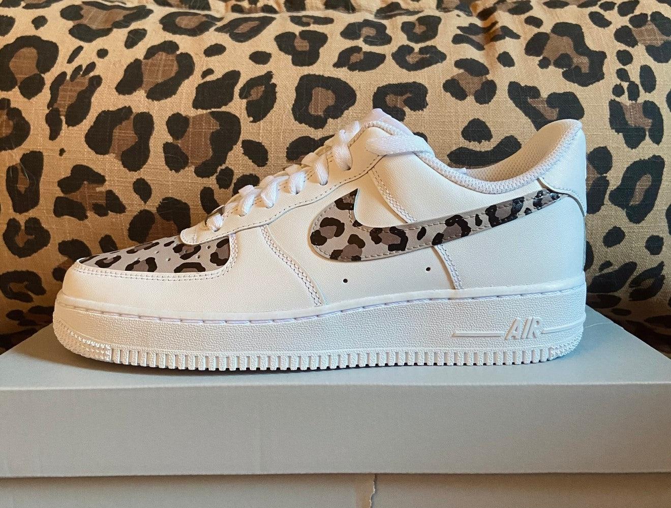 Leopard Print Custom Air Force 1 SHECUSTOMIZE